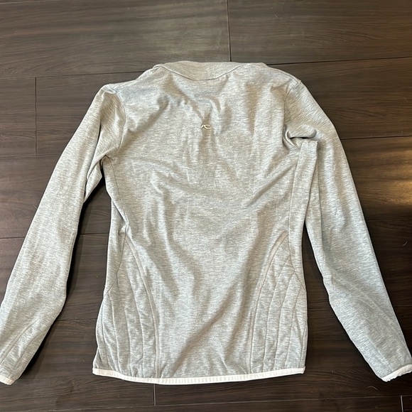 KJUS Ladies Trace Halfzip Midlayer - Size 38 Medium - Grey Melange - Picture 8 of 9